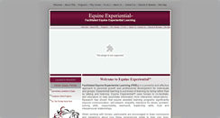 Desktop Screenshot of equineexperiential.com
